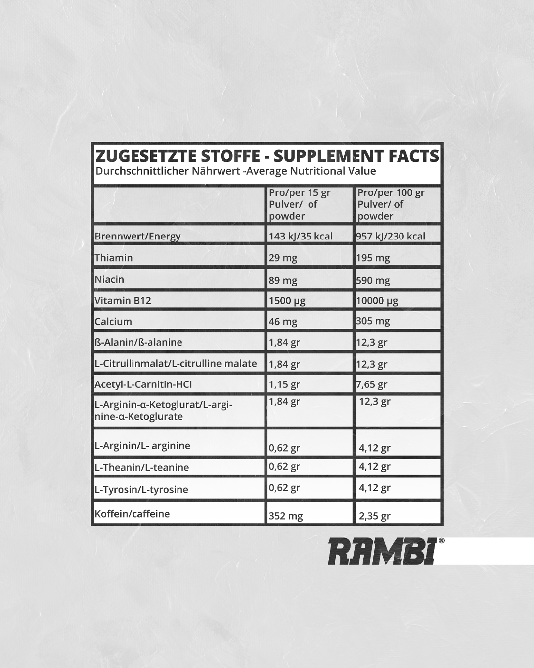 Rambi Nutrition artwork 17