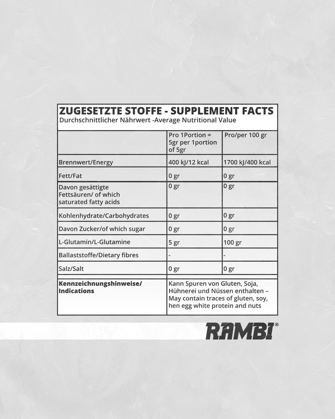 Rambi Nutrition artwork 20